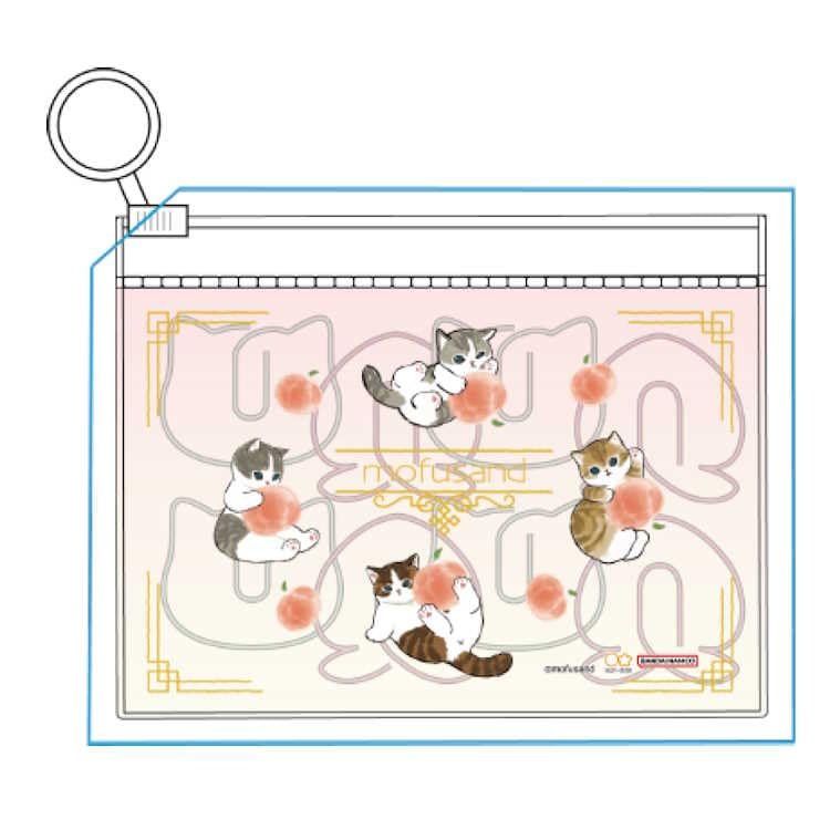 

Канцелярская скрепка mofusand с S3623793 Sun-Star Чехол, Персиковый, персиковый
