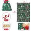 Christmas giant plastic bags, extra-large Christmas gift bags, 36*56 pieces, 3-pack