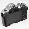 For Olympus OM-D E-M10 Mark IV Camera Case Leather Bottom Case Easy To Replace Battery