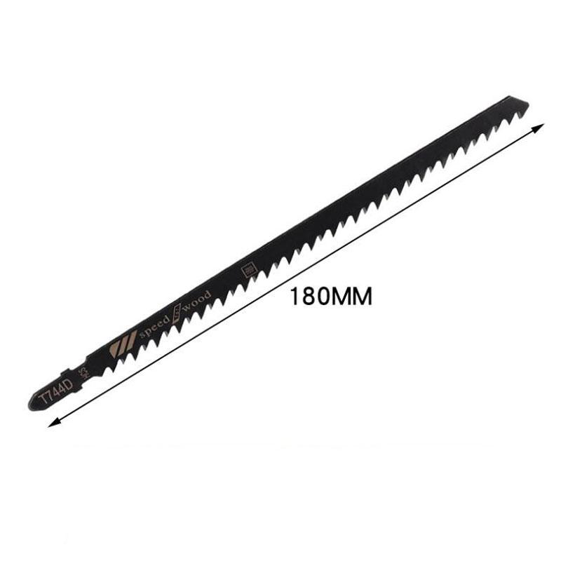 T744D Jigsaw Blade Set 180mm Long Jig Saw Blades For Wood Metal Straight Cutting T-Shank Jig Saw Blade