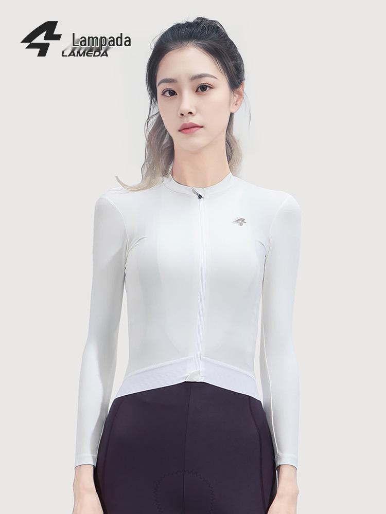 

Женская велосипедная джерси Lampada Весна 2024: Влагоотводящий, Защита от солнца, Дышащий, Быстросохнущий, Топ с коротким рукавом X-Small белый