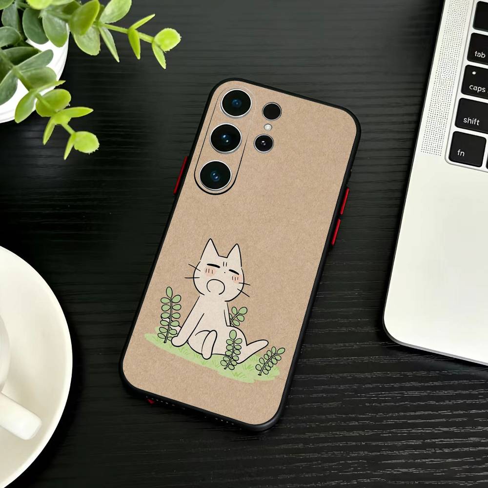 

Funny Cat Band Animal Phone Case For Samsung S26,S25,S24,S23,S22,S21,S20,Plus,Fe,Lite,Others Black Cover Samsung S235G
