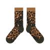 Winter and Autumn Leopard Print Fashion Short Socks for Ladies - Outdoor Anti-Slip and Anti-Odor Colorful Leggings - Mid-Calf Socks