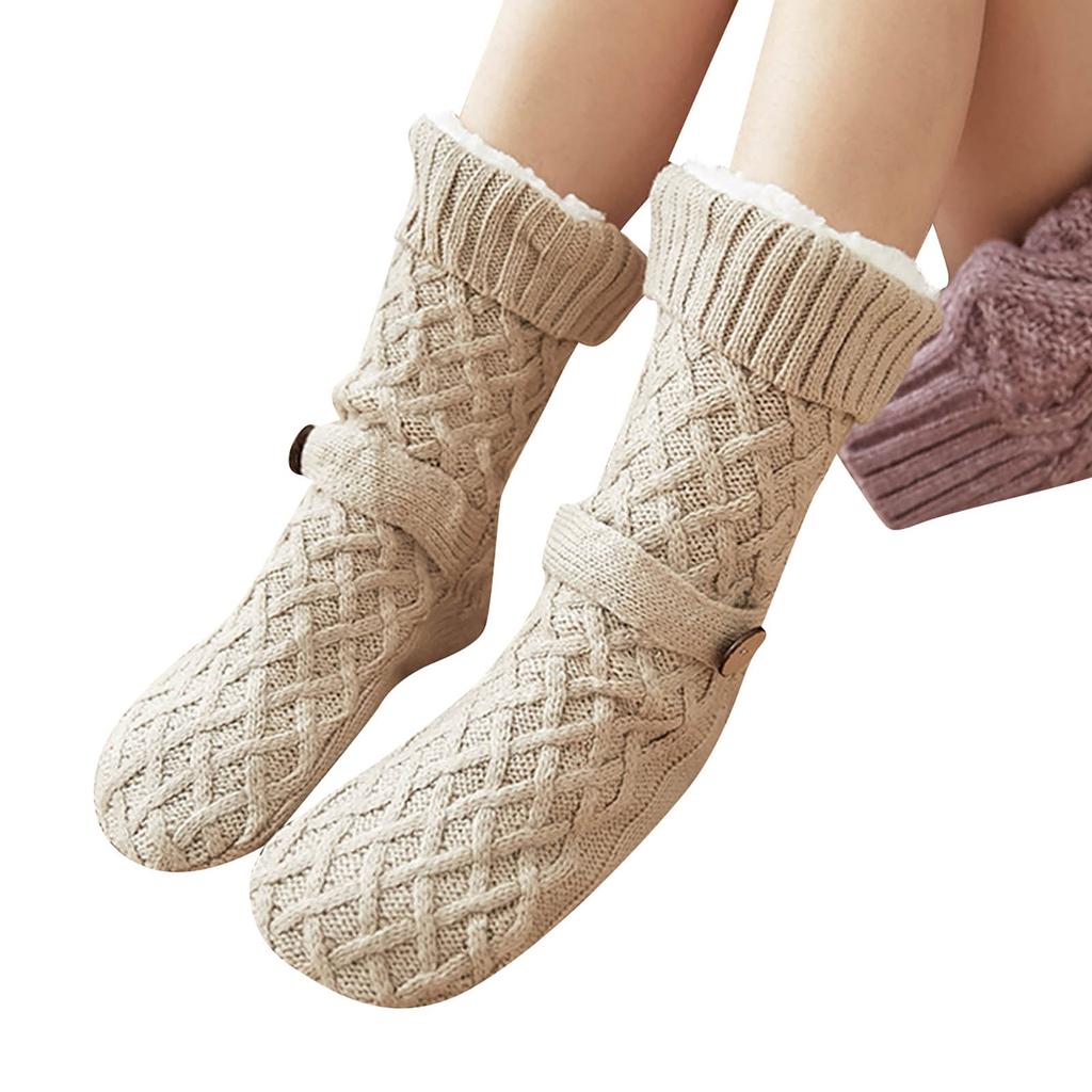 Women Keep Warm Skateboard Sock Floor Socks Snow Socks Plus Velvet Thickening