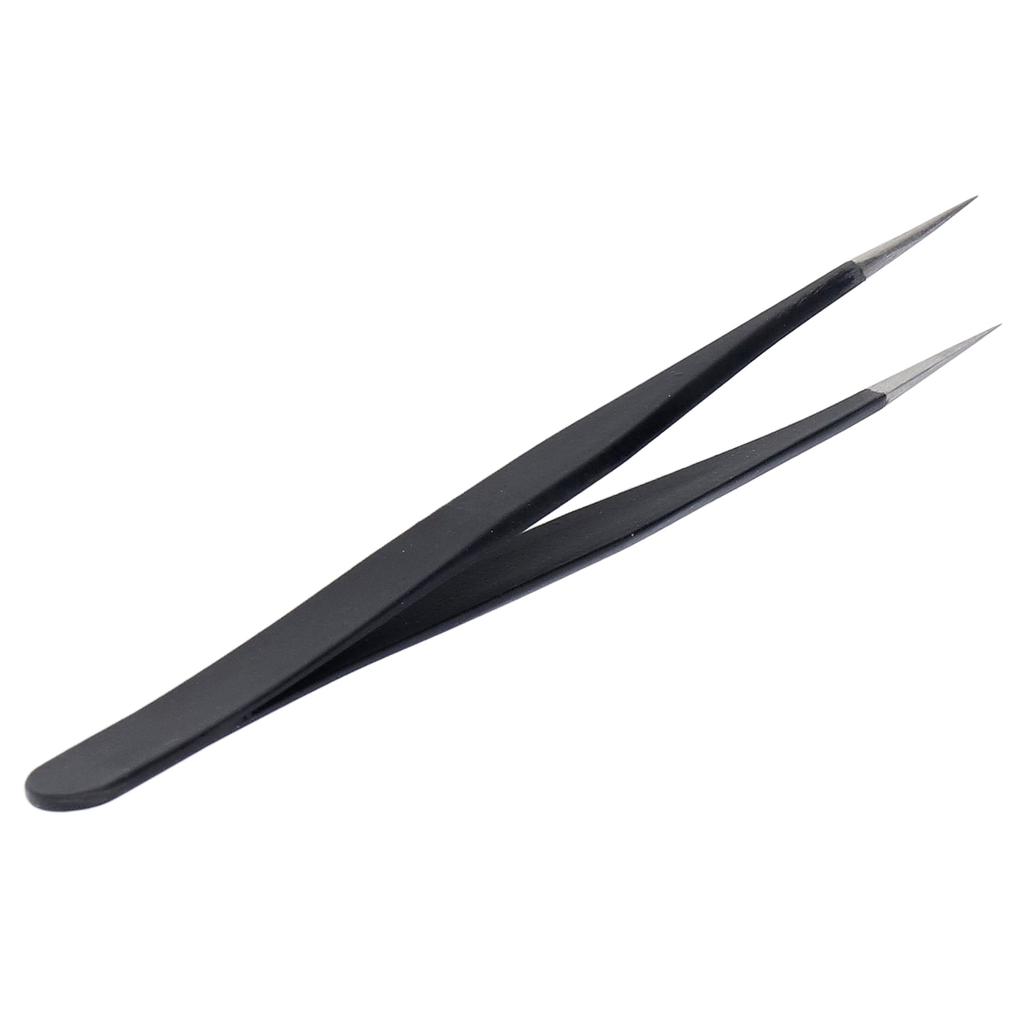 Static Resistant Tweezer Stainless Steel Eyebrow Tweezer Non Magnetic for Electronics Repair