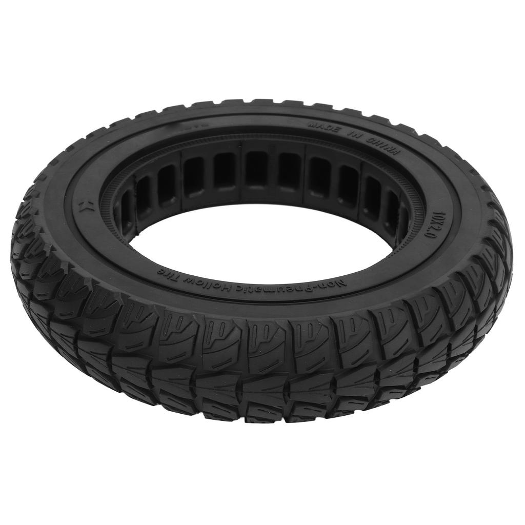 Electric Scooter Solid Tire 10X2.0 Inch Rubber Anti Slip Explosion Proof Off Road Honeycomb Solid Wheel Replacement for