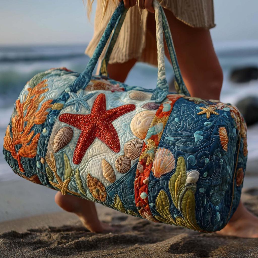 3D Printed Hawaiian Summer Travel Yoga Bag for Women