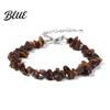 Durable Bracelet Women Irregular Beads Decor Adjustable Length Non-fading Wrist