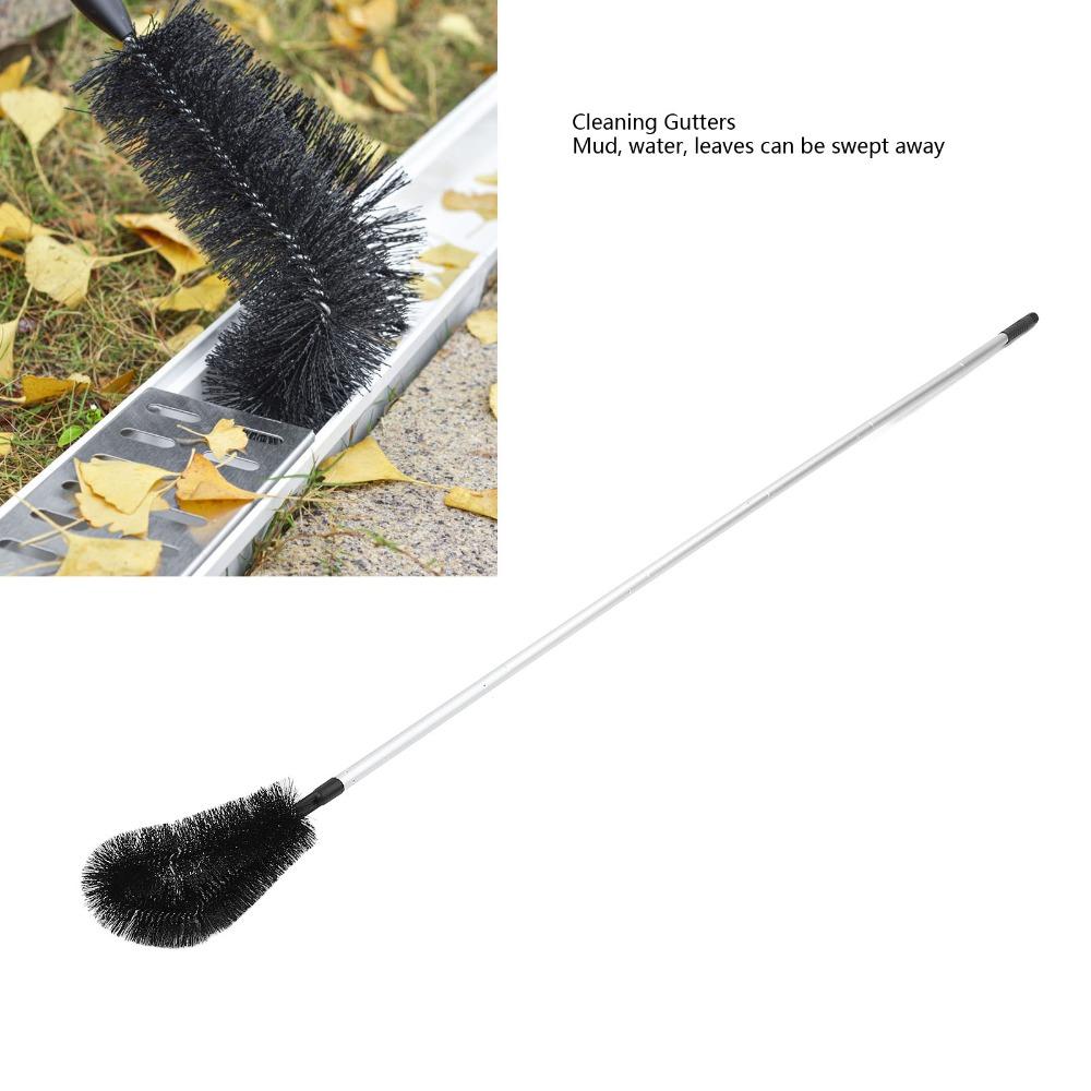 High Efficiency Roofing Cleaning Brush Adjustable Rain Gutter Cleaner  Gutter Clean Out