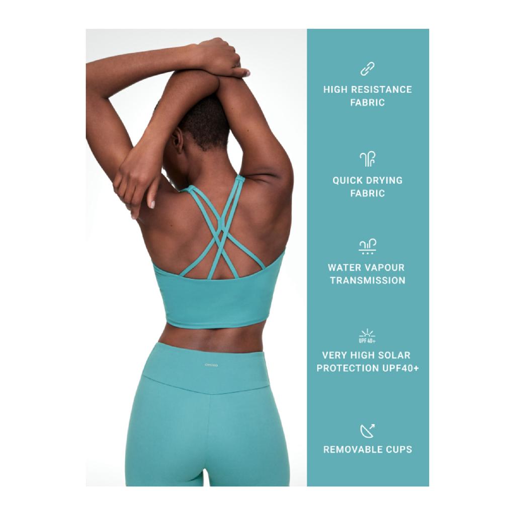 Gestreiftes Comfortlux-Tanktop mit Cup