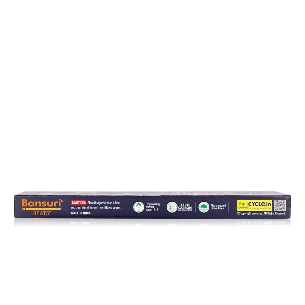 Cycle Pure Bansuri Beats Agarbatti Musk Incense Sticks 100g Pack of 2 for Puja & Relaxation