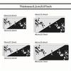 Black White Sakura Mouse Pad Large Computer Office Game Table Mat Xxl Rubber Nonslip Stitched Edge Keyboard Mats Long Desk Pads