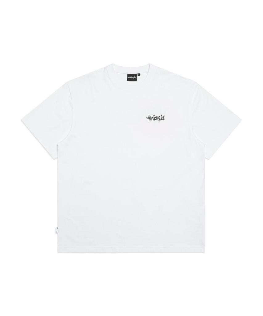 Mark Gonzales Next Sign Logo Short Sleeve T-Shirt - White