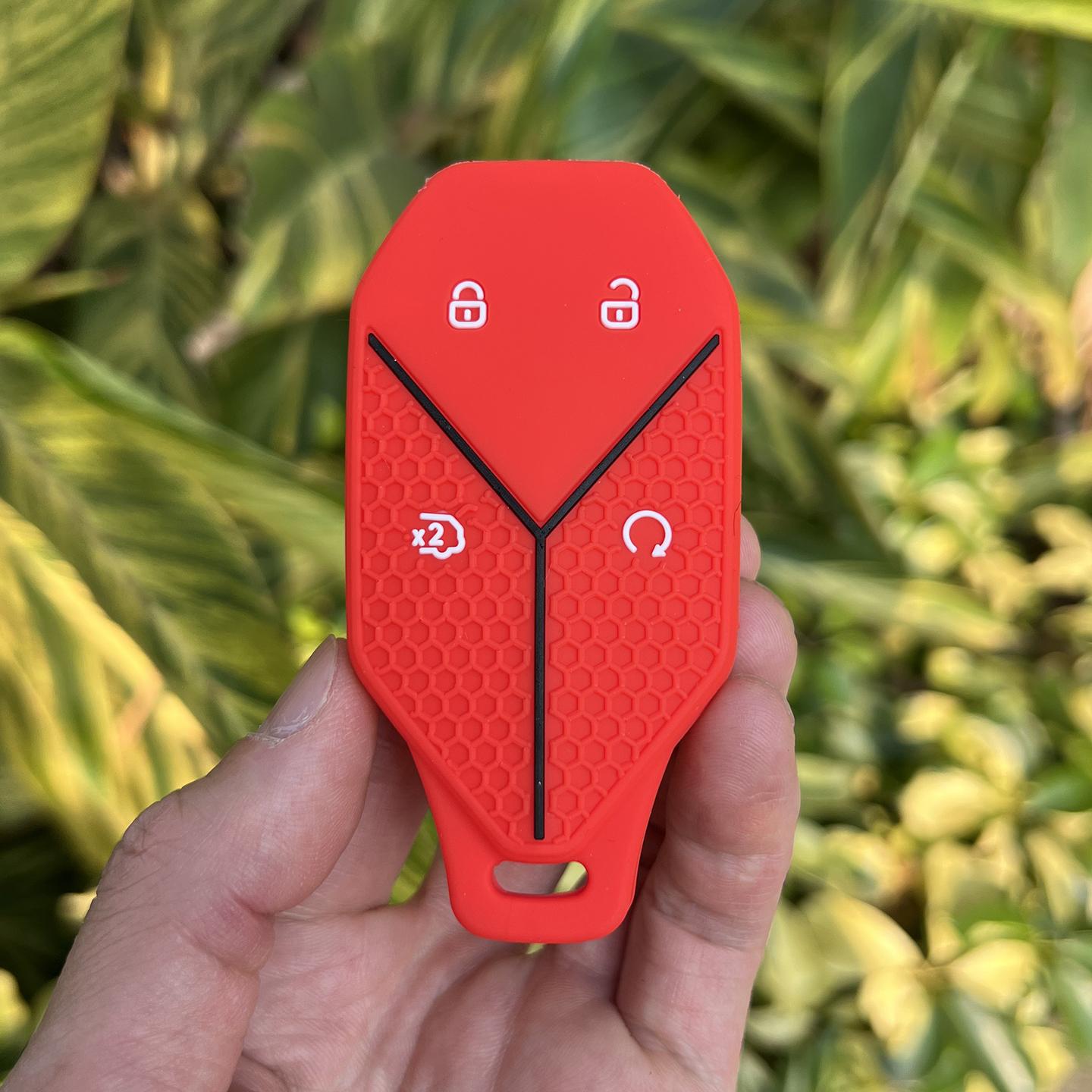 Silicone Car Key Case Shell for BYD Leopard 5 Ultra 2025 Formula Leopard 5 8 Titanium 7 Rubber Remote Cover Keychain Accessories