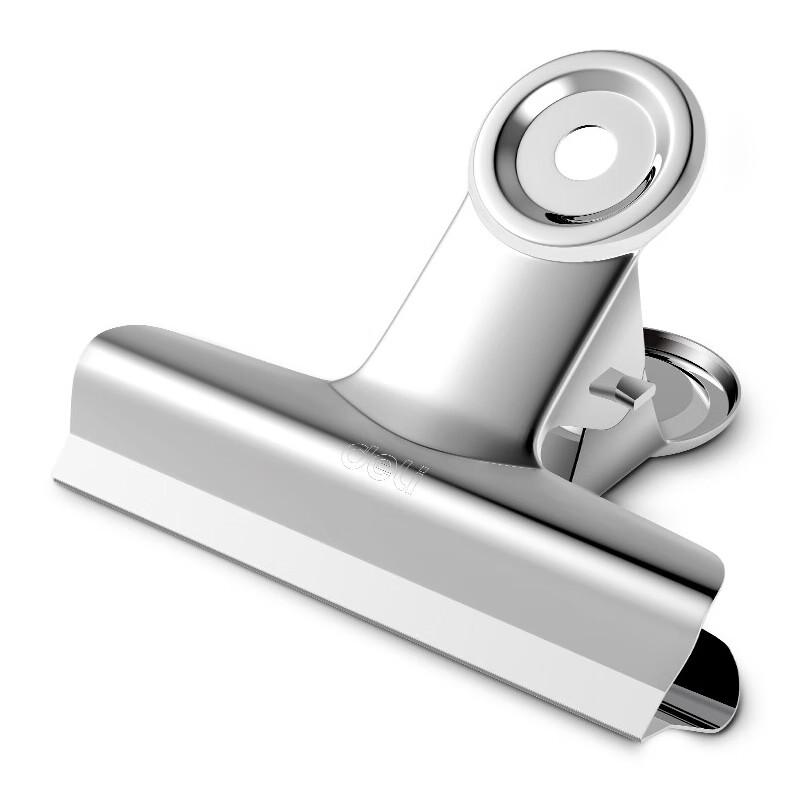 Deli 76mm Round Stainless Steel Bill Clip (6-Pack)