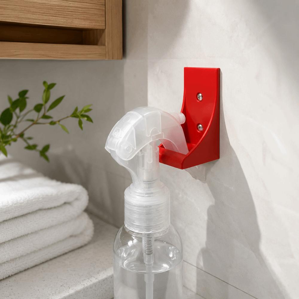 4Pcs Multifunctional Spray Bottle Racks Easily Install Kitchen Cabinet Organizer Kitchen