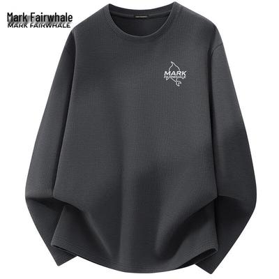 Herren Waffelstrick Langarm-T-Shirt