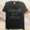 Casual Summer For Man Tshirt Detroit Red Wings Short Sleeve Travel ONeck Tshirt Men Tshirt Funny Tshirt Round Neck Tee