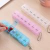 7 Days Weekly Pill Box Colorful Mini Size Medicine Storage Container Portable Container Button Open Design Pill Organizer Case