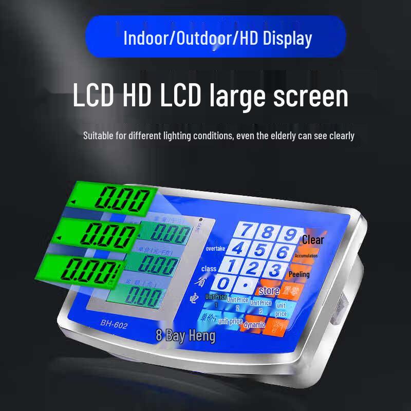 Aodema Commercial Folding Electronic Floor Scale