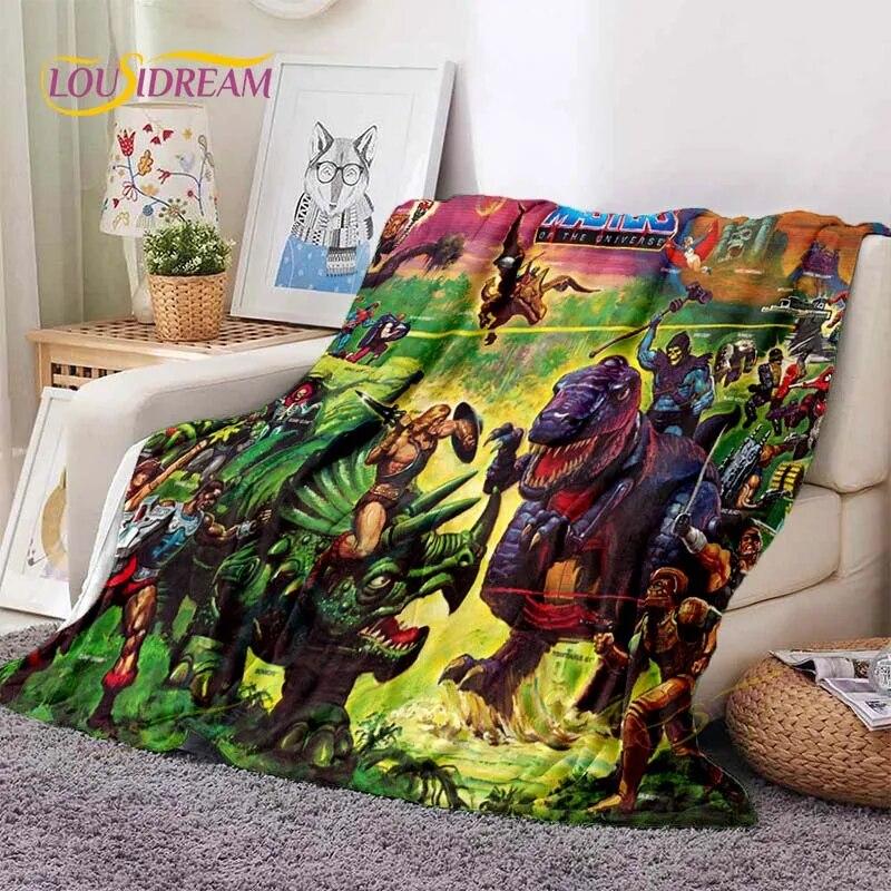 He-Man Masters Of The Universe Throws Blanket Sofa Blanket Adults and Children Blanket Blanket for Bed