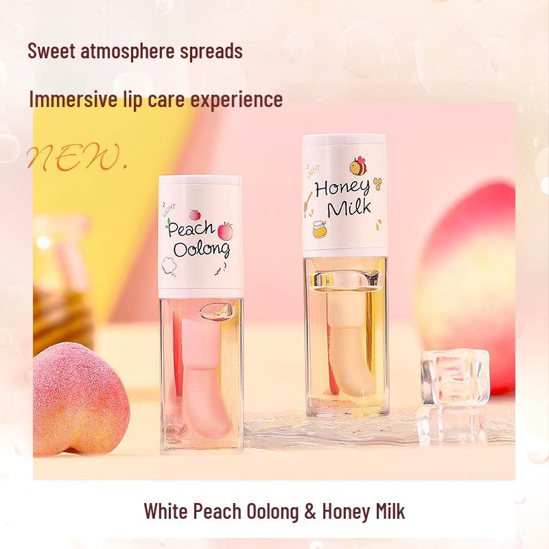 TWG White Peach & Oolong Nourishing Lip Serum for Men & Women Honey Milk Lip Serum Oil