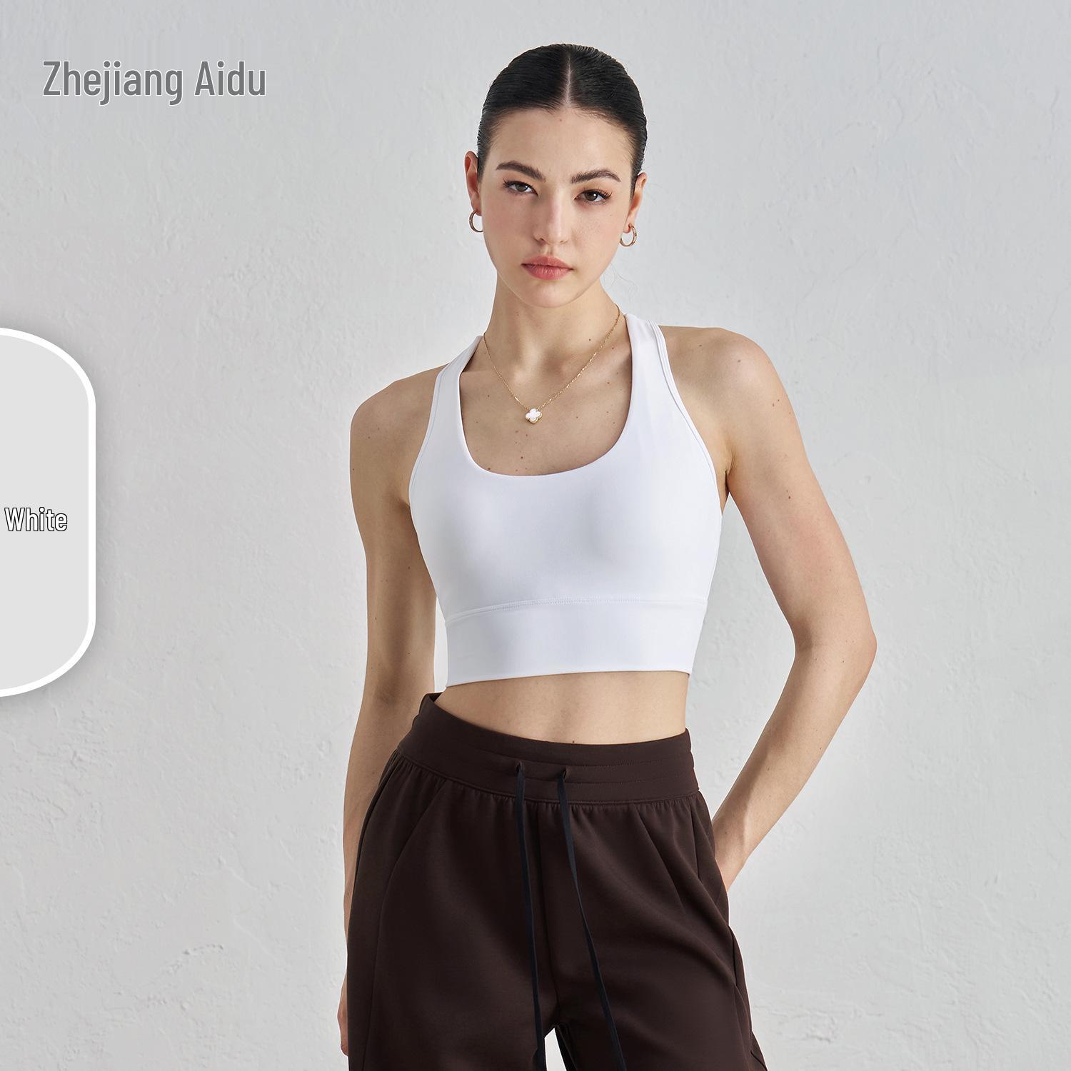 

Спортивный бюстгальтер NU Racerback с нагрудными вкладышами - Топ для йоги и фитнеса L