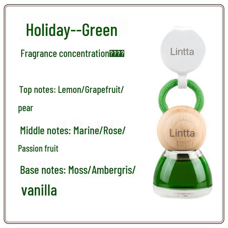 Long-lasting Car Pendant Air Freshener - Premium Fragrance Essential Oil for Interiors