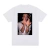 Rapper Eminem Gesture Graphic Tshirt Unisexs Women Hip Hop Fashion Short Sleeve Tshirts Summer Cotton Casual T Shirt Streetwear