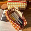 Crocheted Stylish Pencil Case—Cute and Minimalist Storage Pencil Case for Students—Large-Capacity Stationery Organizer