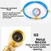 AC Maintenance AC Recharge Hose Quick Connector Pressure Gauge Hose