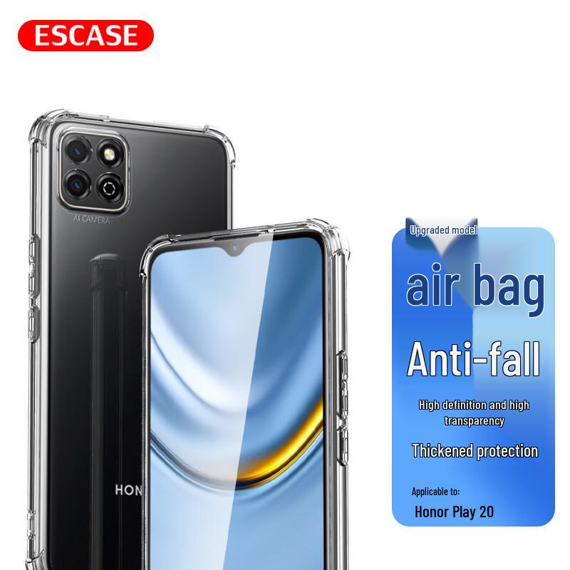 

ESCASE Honor Play 20 TPU Airbag Anti-Fall Phone Case Honor Play 20