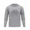 Mens Long Sleeve UV Protection Fishing Shirt Breathable Quick Dry Hooded Sunproof Outdoor Angling Top