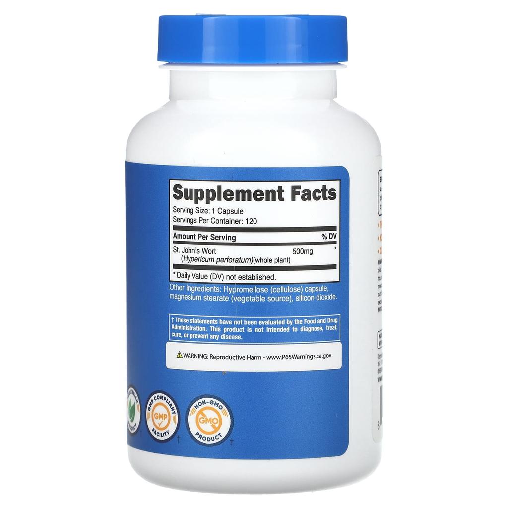 St. Johanniskraut, 500 mg, 120 Kapseln