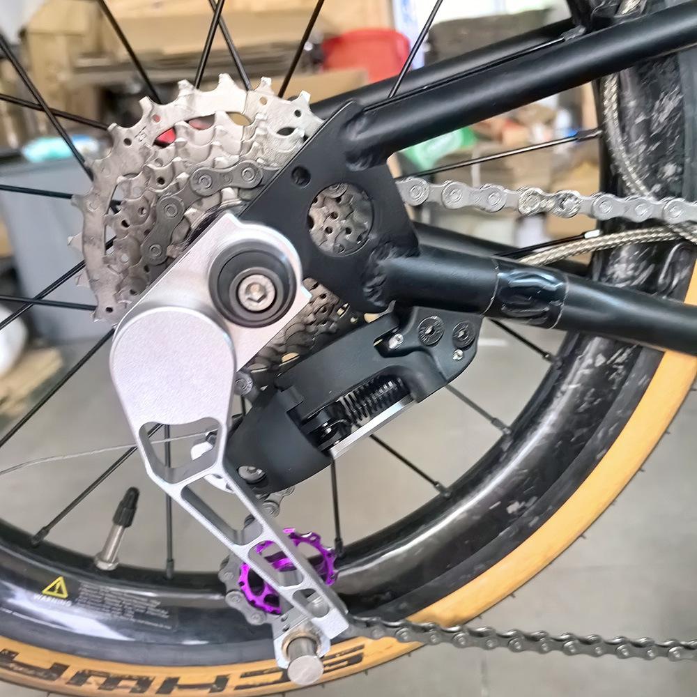 Xiaobu Guo Folding Bike Frame with Rear Derailleur Converter