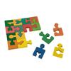 Shape Matching Children Wooden Puzzle Assembly Kids Educational Toys Logical Thinking and Spatial Training.