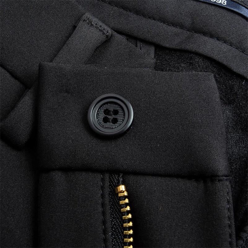 Men's Fleece-Lined Business Casual Trousers