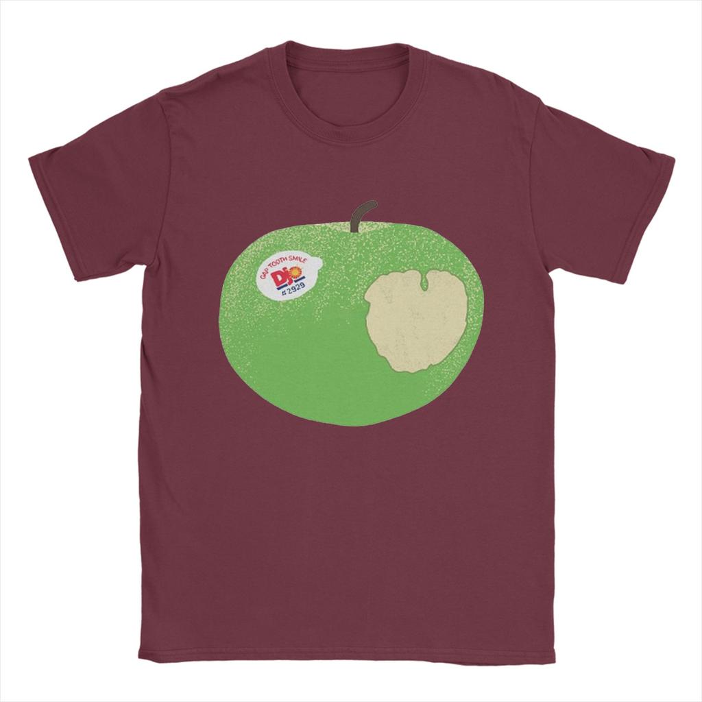 Djo Apple  T Shirts Unisexs  Cotton Amazing TShirt Round Neck  Tee Shirt Short Sleeve Clothes Adult