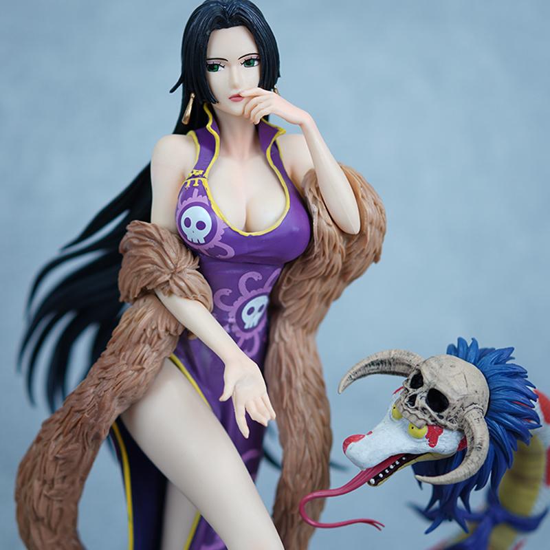 Perfect One Piece In Stock Snake Ji Female Emperor Hand-Made Action Figure 37cm Animation Resonance Ornaments Collectible Hand Figurine