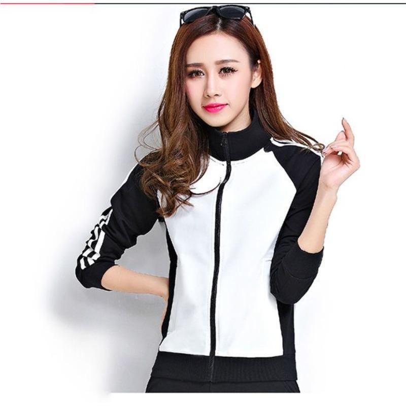 Premium Women Sportswear Set Spring Autumn Casual Running Outfit Korean Style Loose Fit Two Piece Fashionable