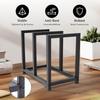 Metal Vinyls Record Display Stand For Secure Storage And Home Decoration In Black Finish