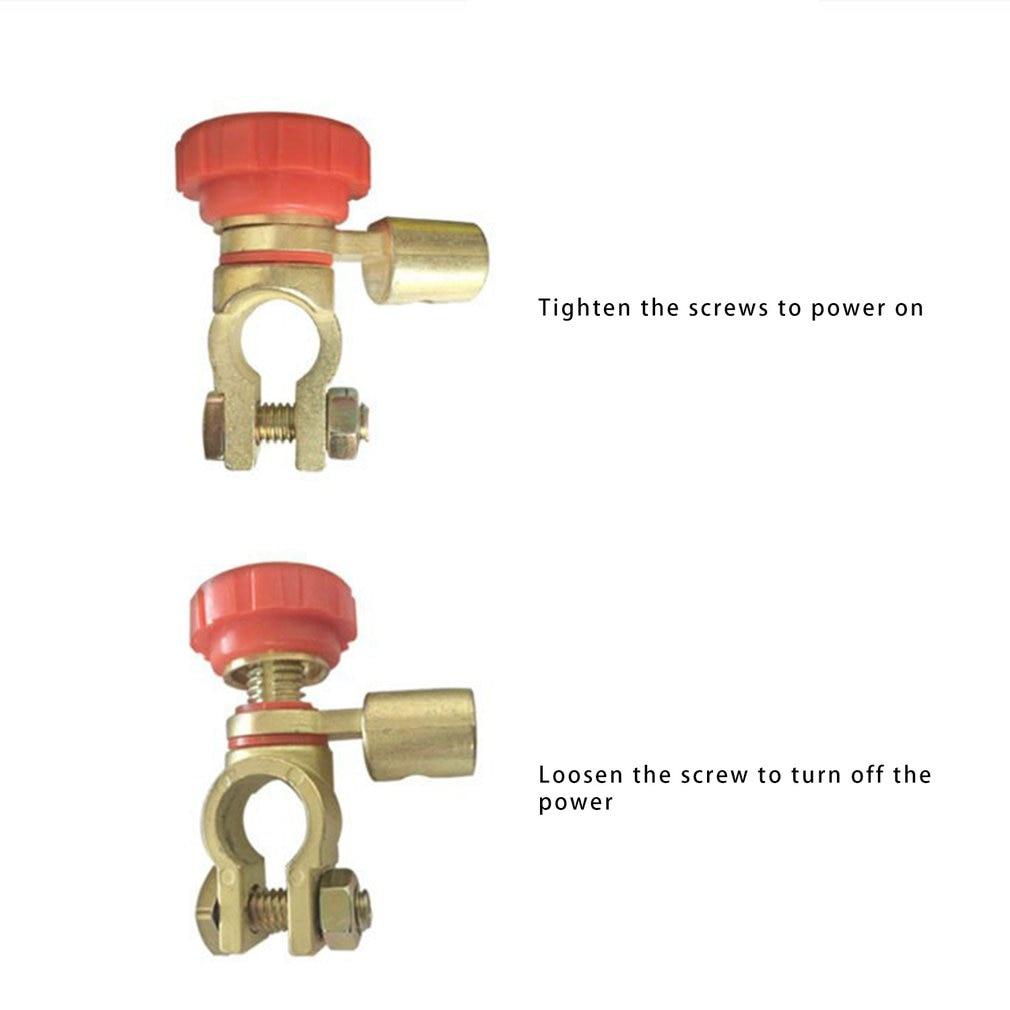Car Battery Terminal Link Switch Quick Cut-off Disconnect Isolator Switch Truck Parts Auto Accessories Battery Disconnector