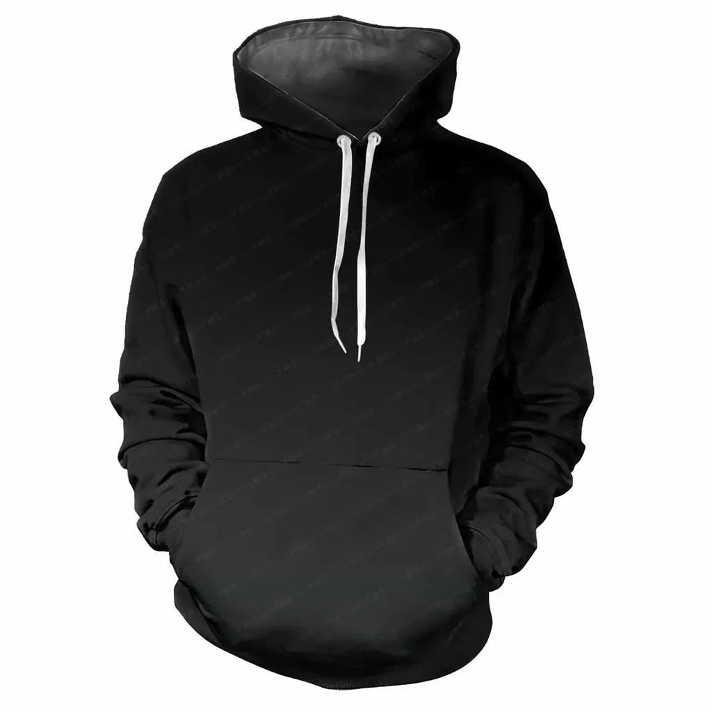 Trendiger Herren-Hoodie mit gedruckten, farbwechselnden Mustern, Digitaldruck, lässig, langärmelig mit Kapuze, dicker Stoff, Oberteile