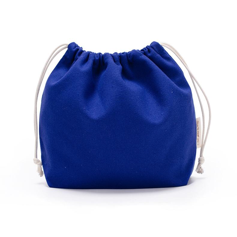1PCS Color Drawstring Pouches Portable Gift Blank Bags For DIY Cotton Hemp Bags Jewelry Display Packaging Storage