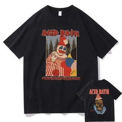 Acid Bath When The Kite String Pops Album T-Shirty Moda Męska Damska Krótki Rękaw Casual Bawełna Streetwear Harajuku Unisex Topy