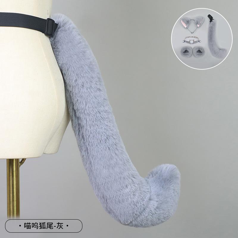 Handmade Japanese Beast Ear Headband Cute Plush Cat Ears Lolita Headdress Fox Ear Accessories Cat Ear Headband
