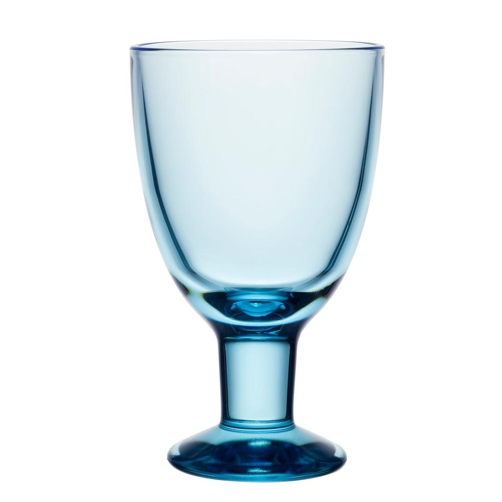 Arabia Verna Universal Pair 1071987 [Officially Imported] Glasses, Approx. 220ml, (2 Glasses), Aqua,
