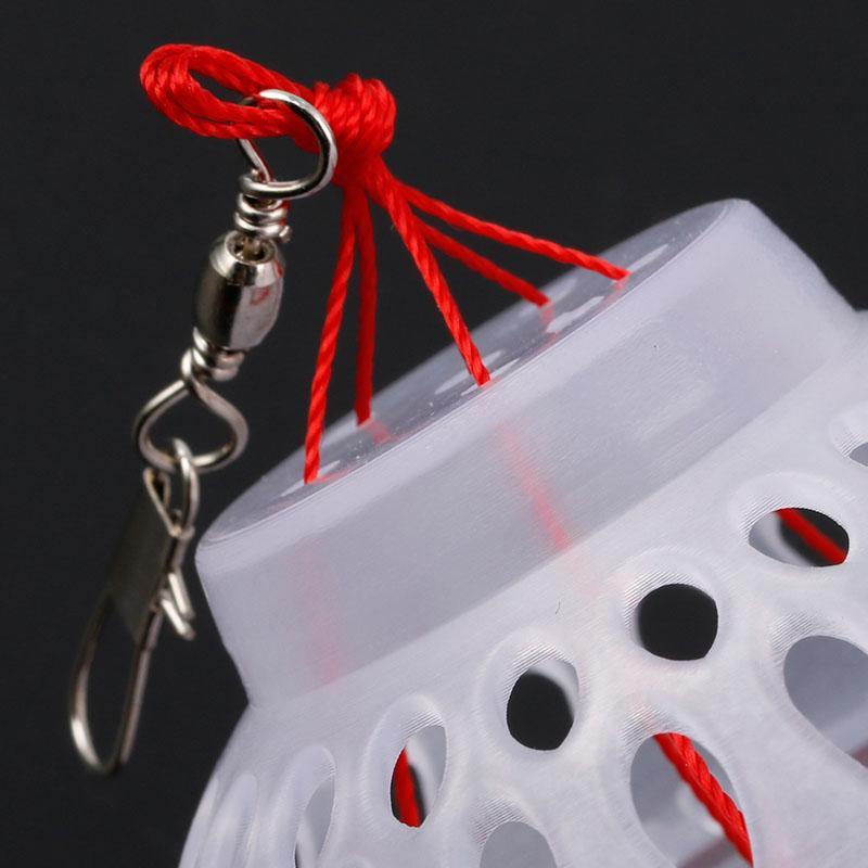 New Plastic Fishing Tackle Sea Monster with Six Strong Spherical Carbon Steel Fishing Hook Hooks