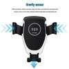 15W Wireless Car Charger & Gravity Phone Holder for Air Vent