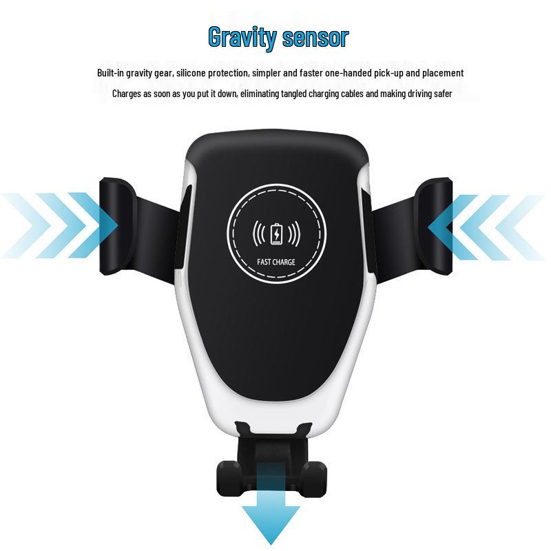 15W Wireless Car Charger & Gravity Phone Holder for Air Vent
